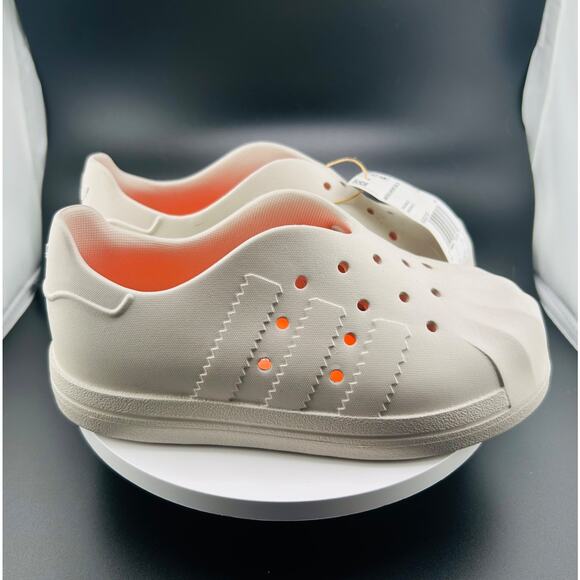 Adidas Adifom Superstar 360 Kids Shoes – Wonder Beige/Solar Orange IG0218 Sz 2.5 - Picture 5 of 7